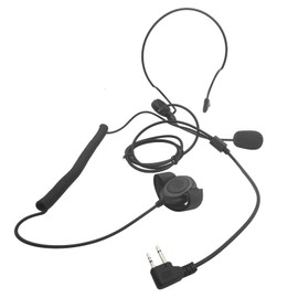 PZYPYM Behind The Head Over Ear Walkie Talkie Headset Boom Mic Headphone Ptt Earpiece for Midland 2 Pin Radios gxt1000 lxt gmrs avp5