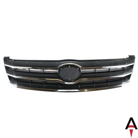 AmpleThink New Black Grille Assembly with Chrome Molding Trim for 2005-2007 Toyota Avalon