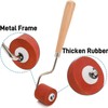 3 Sizes Rubber Brayer Roller, Small Printmaking Stamping Brayer, Vinyl