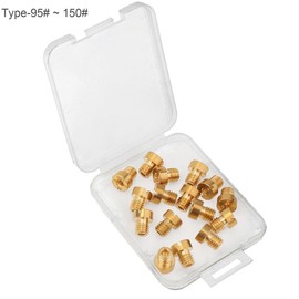 Windance 16pcs 5mm Carburetor Main Jet Kit Fit for Mikuni Vm22 Vm24 Vm26 / 125cc 150cc 200cc 250cc / Dirt Bike Pit Bike ATV, Carb Nozzle Replace (95# ~ 150#)