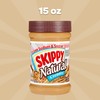 Skippy Natural Peanut Butter, 1/3 Less Soxium and Sugar, 15