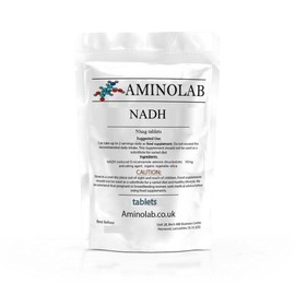 Aminolab NADH Tablets, 50mg, Energy and Cellular Support Supplement - (365)