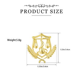 Fair Libra Brooch,Lawyer and Doctor Nurse Caduceus Pin,Law Nursing Graduation Badge