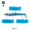 Sandeel Fishing Lure Blue Silver 6-Inch/1-1/2-Ounce