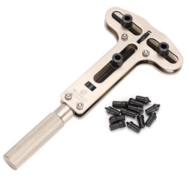 Metal Three Jaw Watch Back Case Opener Cover Remover Wristwatch Repairing Tool with Accessory