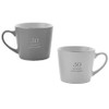 Widdop and Co 50th Anniversary Mugs Set - Grey and