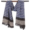 GURU SHOP Lightweight Pareo, Sarong, Hand Printed Cotton Cloth, Men/Women,