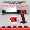 Cordless Caulking Gun for Milwaukee 18V Battery, Electric Caulk Adhesive
