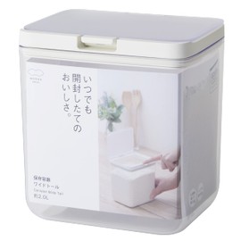 Marna K761CL Storage Container (Wide Tall / Clear) Kitchen Storage Plastic (Food Ingredients, Seasonings, Moisture Prevention), Good Lock Container