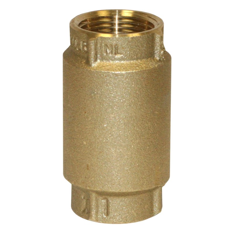 Merrill MFG CVNL100 1" No-Lead Brass Check Valve 700 Series,