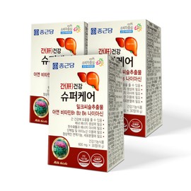 Chong Kun Dang Liver Health Super Care 30 tablets 3 Milk Thistle Silymarin / 종근당 간건강 슈퍼케어 30정 3개 밀크씨슬 실리마린