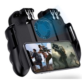 Unbranded Premium Real Cooling Gamepad with Fan 4 Trigger 6 Finger Operation for CellPhone - wired version