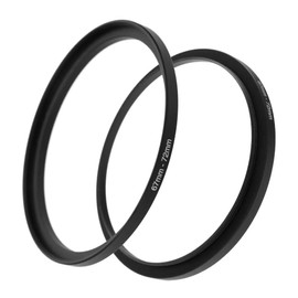 67mm-72mm Step Up Ring(67mm Lens to 72mm Filter, Hood,Lens Converter and Other Accessories) (2 Packs), Fire Rock 67-72 Aerometal Camera Lens Filter Adapter Ring