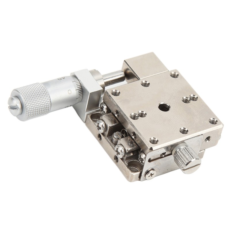 Linear Stage X Axes 25x25mm Micrometer Manual Displacement Platform Sliding