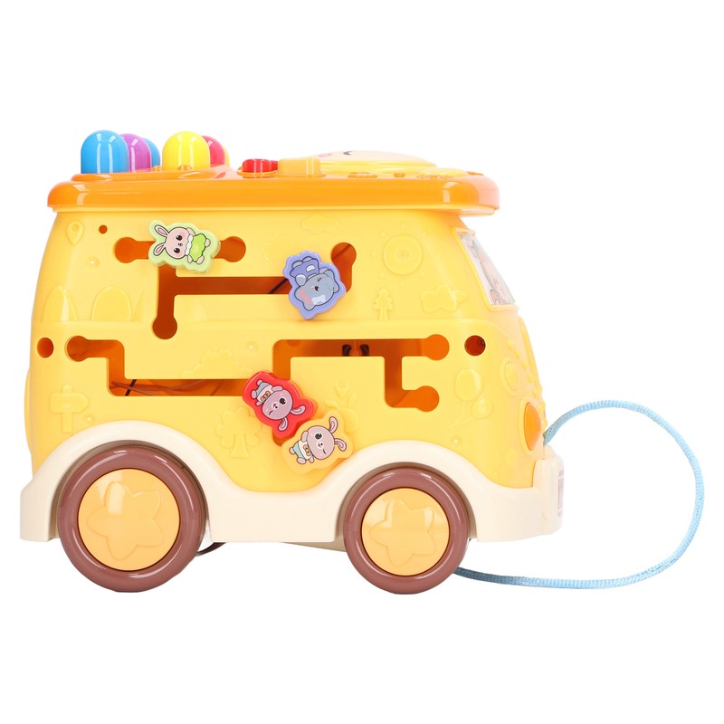 Bus Beat A Mole Toy Educational Sound Light Interactive Musical