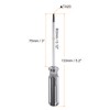 sourcing map Magnetic Triangle Screwdriver 3x75mm Rod TA20 Steel Triangular