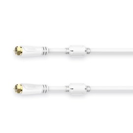 Satellite Connection Cable F-Connector to F-Connector Gold-Plated 7.5 m 100 dB