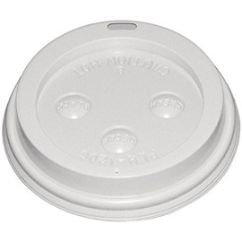 Fiesta Recyclable Disposable Coffee Cup Lids White 340ml / 455ml (50 Pack) CE264