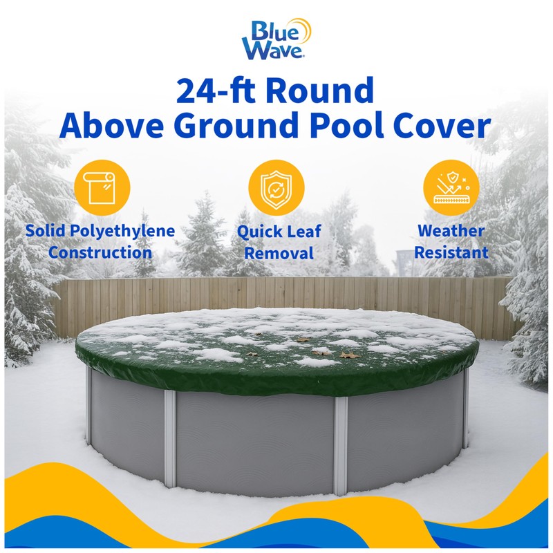Blue Wave Silver 12-Year 24 ft Round Above Ground Pool