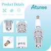 Atunee BPR4ES Spark Plug, 3PCS Spark Plug for Honda Motorcycle