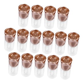 FOMIYES Pcs Rose Cap Lip Gloss Tube Empty Bottles for Diy Lipstick Refillable Portable