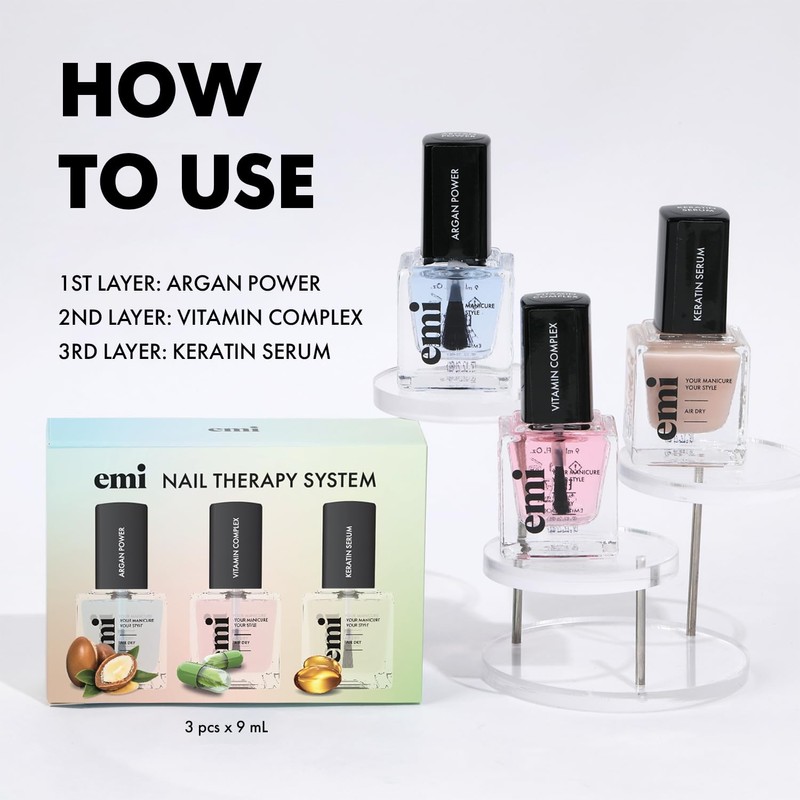 Nail Care Power Trio for strong, healthy, and nourished nails