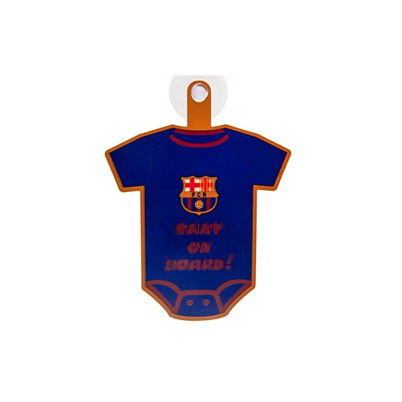 FC Barcelona Football Kit Baby On Board Car Window Sign