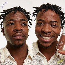 3INA MAKEUP - Vegan - The 3 in 1 Foundation 669 - Marron oscuro - Base de Maquillaje 3 en 1 - Primer Corrector y Base - Base maquillaje acabado natura