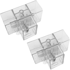 TopTecSales T Connector for Modern LED Hexagon Garage Light Fixture - 2-Pack 90 Degree 3-Way Connector Replacement/Spare for Hexagon Lighting Systems (T Connector)