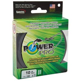 Power Pro Spectra Fiber Braided Fishing Line, Moss Green, 150YD/10LB