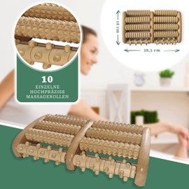 Relax Next - XXL Wooden Foot Massage Roller - Also as a Gift