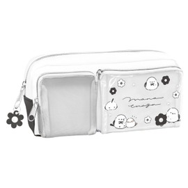 W Clear Pocket Pen Pouch Mono Enaga