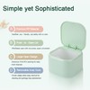 Desktop press type pop-up lid Scandinavian small rubbish bin small