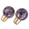 SUNYIK Pack of 2 Resin Crystal Ball Cabinet Knobs with