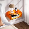 Dewrhiixe Acrylic Floating Nightstand, Bedside Table, Nightstand Shelf Wall Mounted