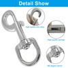 AKVIBG 2 Pack Heavy Duty Swivel Snap Hooks, 87mm Dog