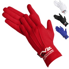 EVO Winter Thermal Inner Gloves Golf Skiing Cycling Motorbike walking Baselayer (Red, Medium)