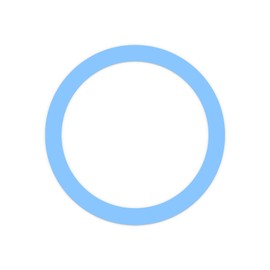 Smart Good, Mag-Safe Compatible Metal Ring, Magnetically Enhanced, Universal Ring, Mag-Safe Seal, Mag-Safe Magnetic Seal (Sky Blue, 2 Pieces)