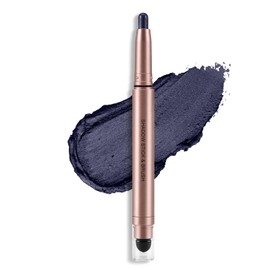 Boobeen Cream Eye Shadow Stick Pigmented, Matte Shimmer Eyeshadow Pencil with Applicator Sponge, Blendable Shadow Stick, Build Up Glamorous Eye Makeup