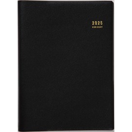 Takahashi No. 972 Notebook, Starts April 2025, A5 Weekly Ring Diary, Black