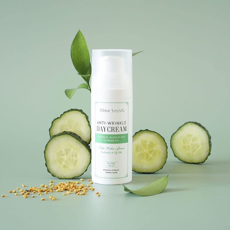Alma Secret Anti-Wrinkle (Oil-FREE) with Propolis, Salicyl and Green Tea