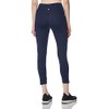 Danskin Women's Double Brushed 7/8 Leggings, Neo Navy, Medium