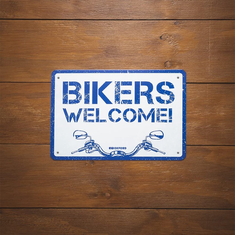 Oxford Products Motorcycle Metal Sign Garage Shed Workshop