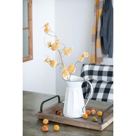 YLIEHS Set of 6 30-Inch Yellow Pumpkin Spray, Rustic Botanicals Decor for Harvest Festival and Thanksgiving Table Decorations