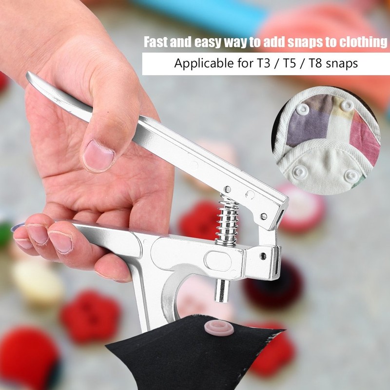 Clothes Snap Pliers Four Button Hand Press Pliers Quick Release