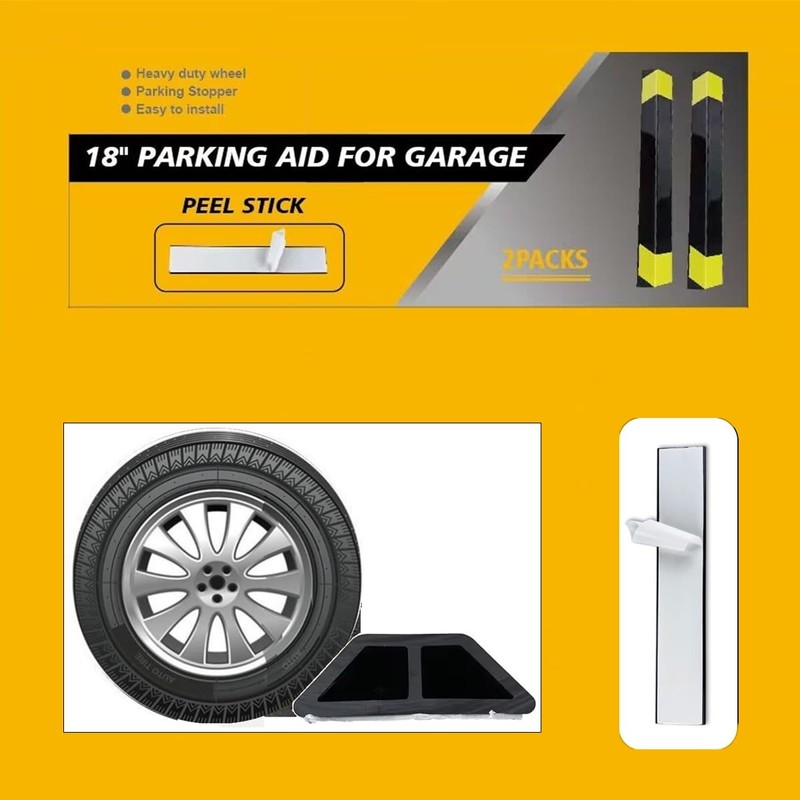 Deshitong Heavy Duty Parking Aid for Garage, 18" Car Parking