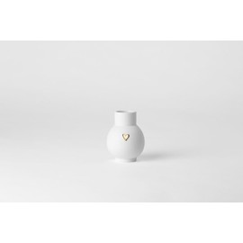 Räder Mini Ball Vase Heart Gold