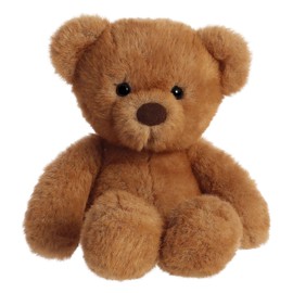 Aurora® Snuggly Softie Bear™ Stuffed Animal - Comforting Companion - Imaginative Play - Brown 9 Inches