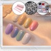 classic nail From the Nail Claire Syrup Pearl Glitter Gel