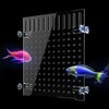 Acrylic Fish Tank Divider Aquarium Divider with 8 Suction Cups